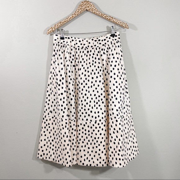 Kate Spade Leopard Dot Poplin Skirt | 6 - Picture 3 of 13